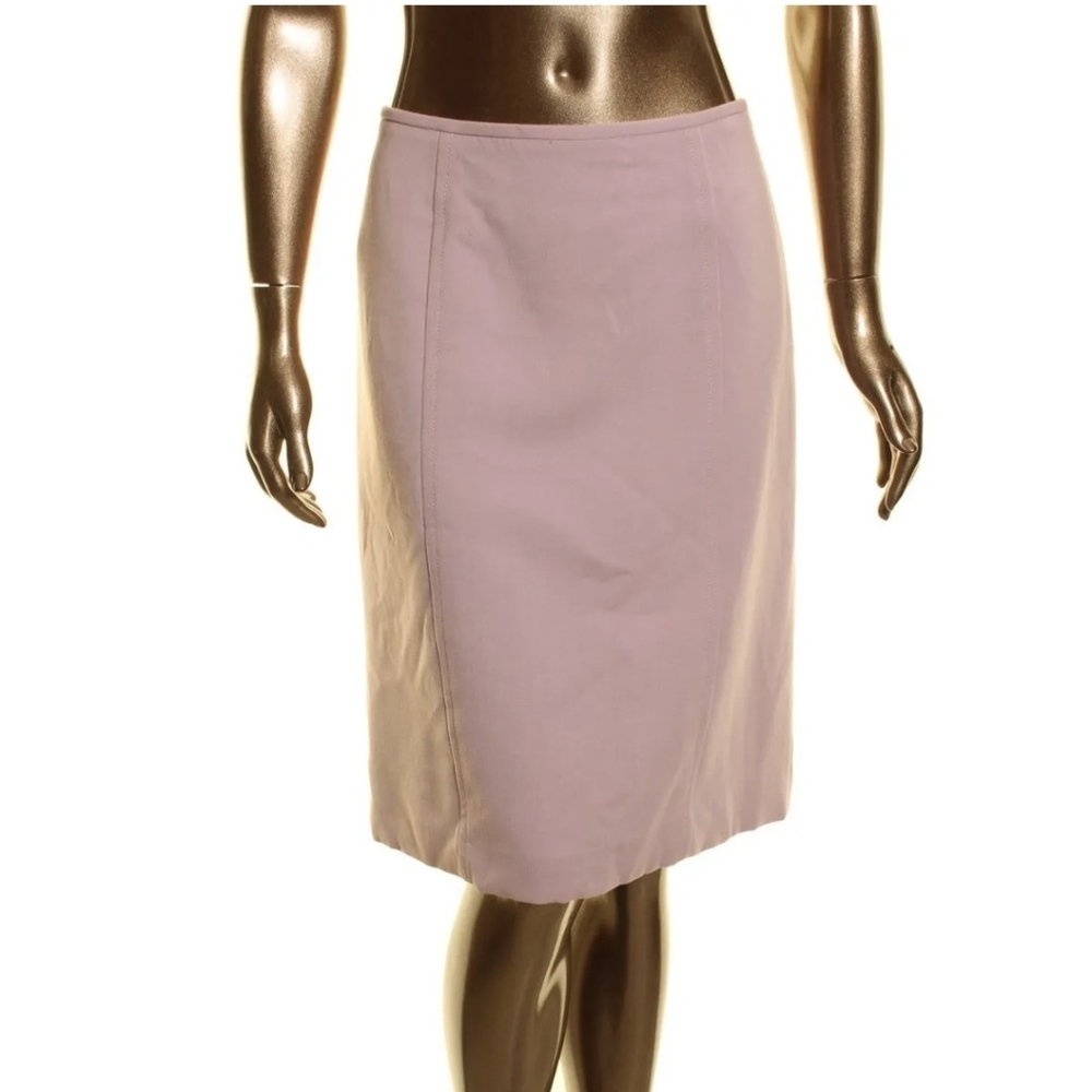 Tahari light lilac pencil skirt sz 6 *K